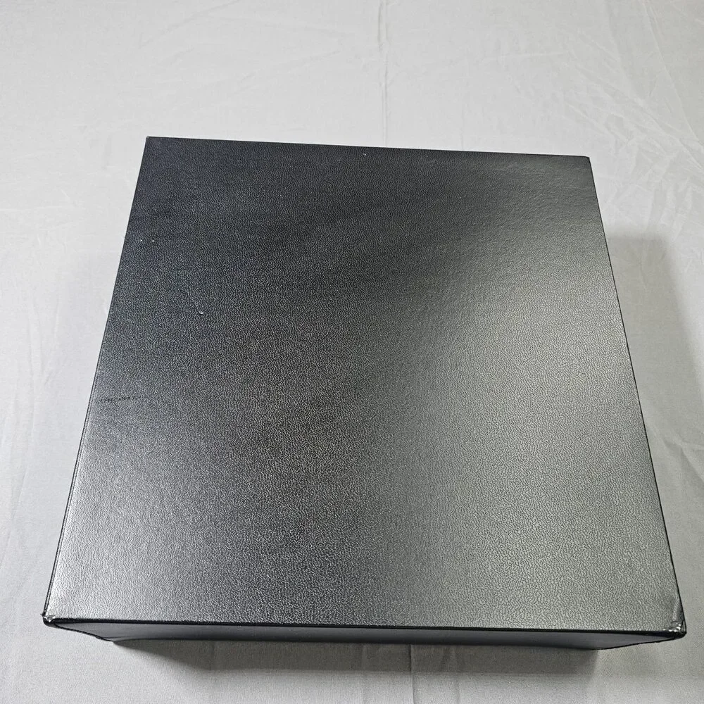 2-Layer Large Black Faux Leather Jewelry from Home Depot